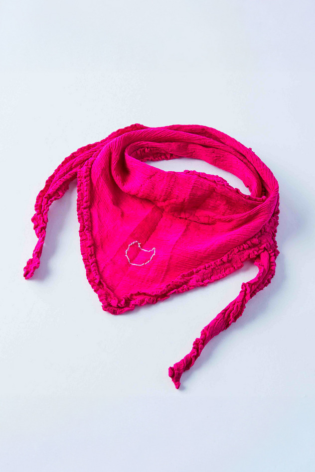 cr&ecirc;perie FRILL SCARF 詳細画像 dark purple 1