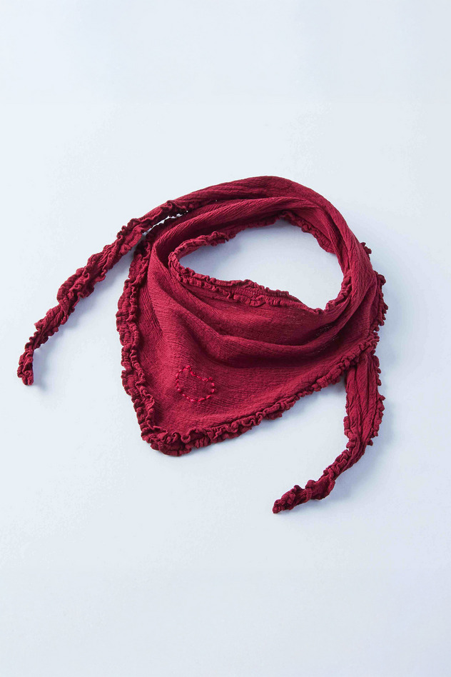 cr&ecirc;perie FRILL SCARF 詳細画像 wine 1