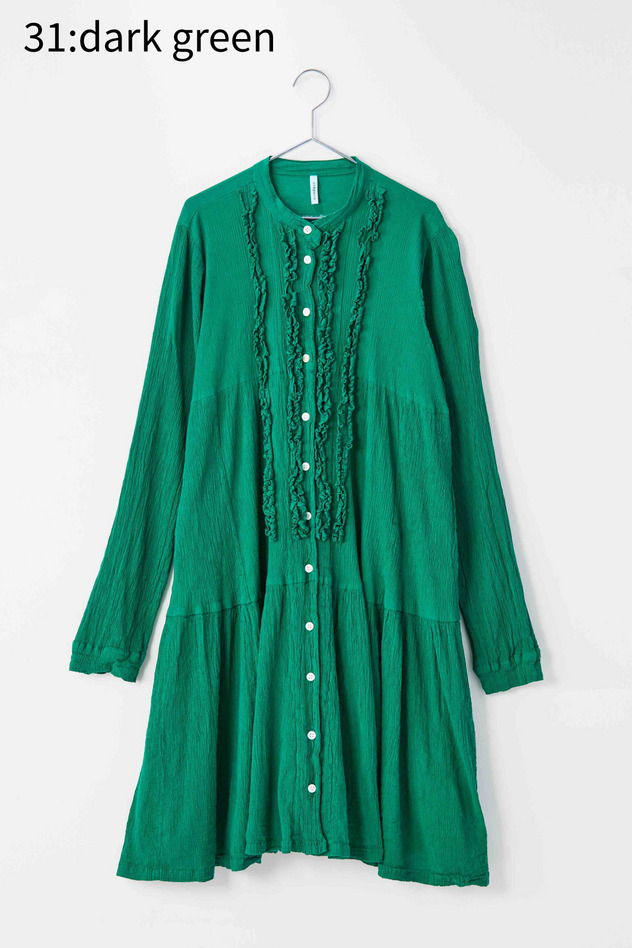 cr&ecirc;perie FRILL DRESS 詳細画像 white 7