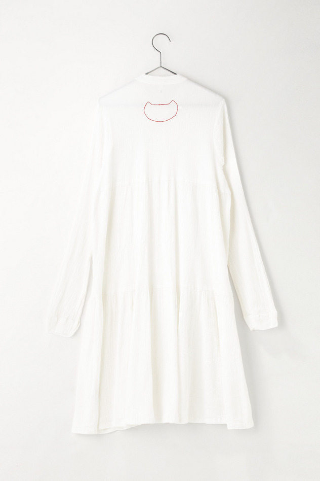cr&ecirc;perie FRILL DRESS 詳細画像 white 2