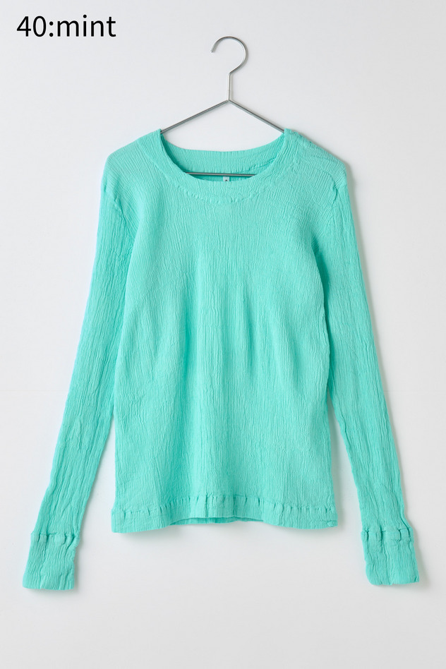 cr&ecirc;perie LONG SLEEVES T-SHIRT 詳細画像 white 19