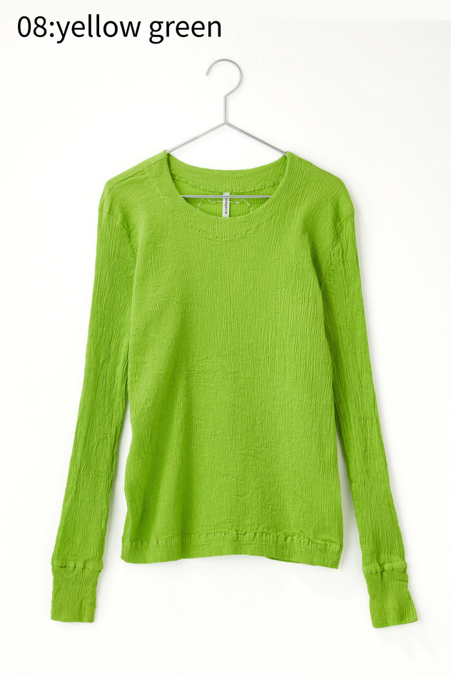 cr&ecirc;perie LONG SLEEVES T-SHIRT 詳細画像 white 6