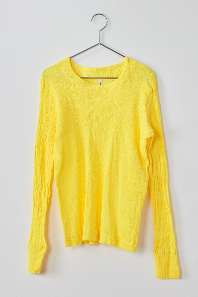 cr&ecirc;perie LONG SLEEVES T-SHIRT 詳細画像 yellow 1