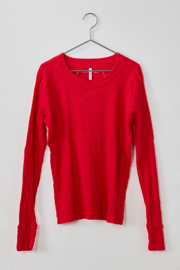 cr&ecirc;perie LONG SLEEVES T-SHIRT 詳細画像 red 1