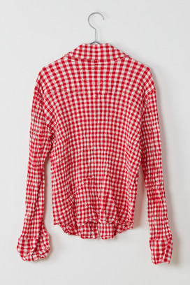 cr&ecirc;perie GINGHAM CHECK SHIRT 詳細画像