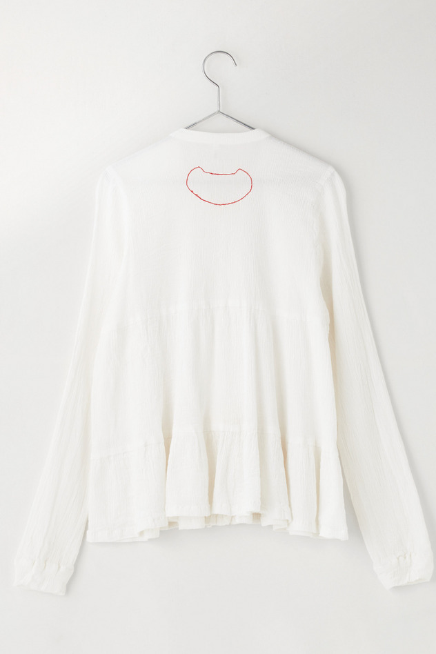 cr&ecirc;perie FRILL TOPS 詳細画像 white 2