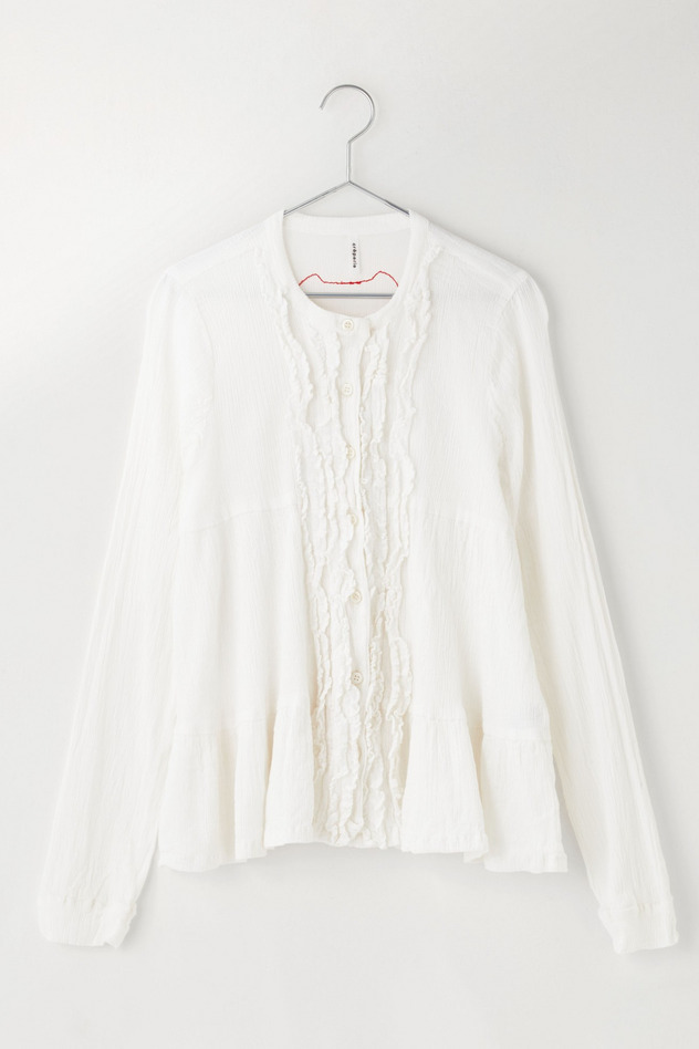 cr&ecirc;perie FRILL TOPS 詳細画像 white 1