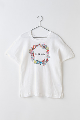 crêperie FLOWER T-SHIRT