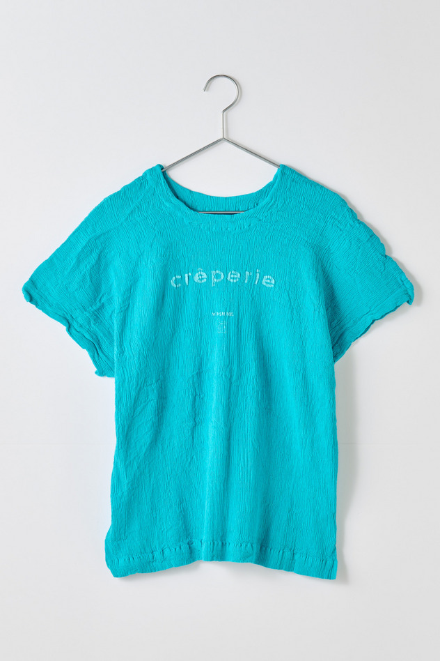 cr&ecirc;perie LOGO T-SHIRT 詳細画像 turquoise blue 16