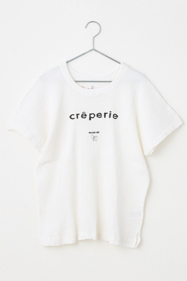 cr&ecirc;perie LOGO T-SHIRT 詳細画像 white 1