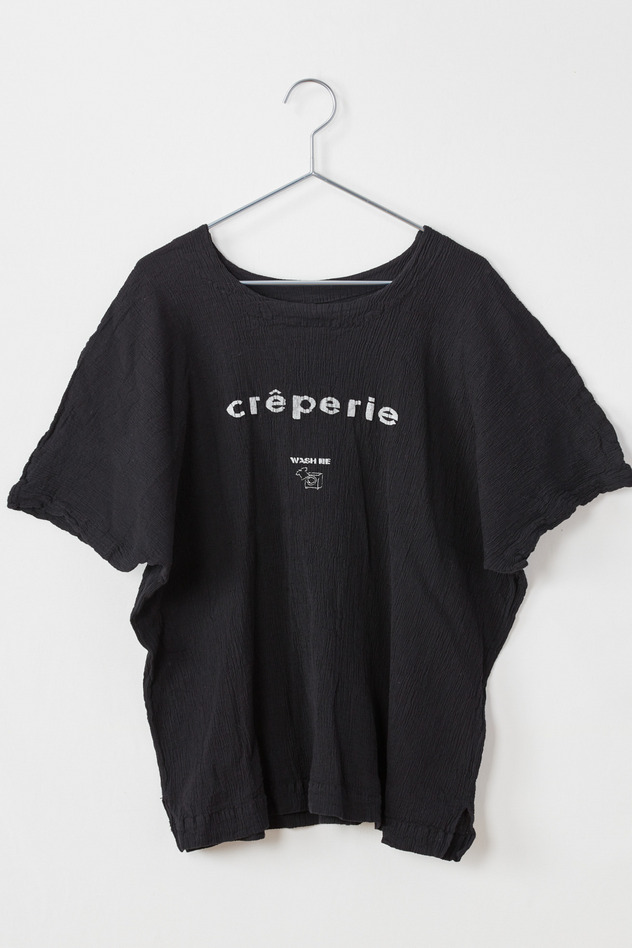 cr&ecirc;perie LOGO T-SHIRT 詳細画像 black 1