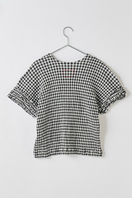 cr&ecirc;perie GINGHAM CHECK T-SHIRT 詳細画像