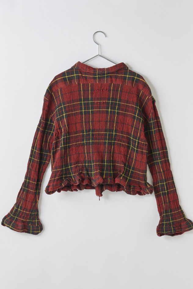 cr&ecirc;perie TARTAN CHECK JACKETS 詳細画像 red 2